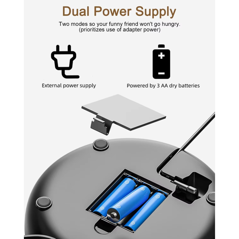 Automatic Pet Feeder Manufacturer - 4L Stainless Steel WiFi Smart Graffiti App Timing