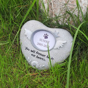 Pet Tombstone Supplier - Creative Resin Simulation Memorial Stone Cat Small Animal