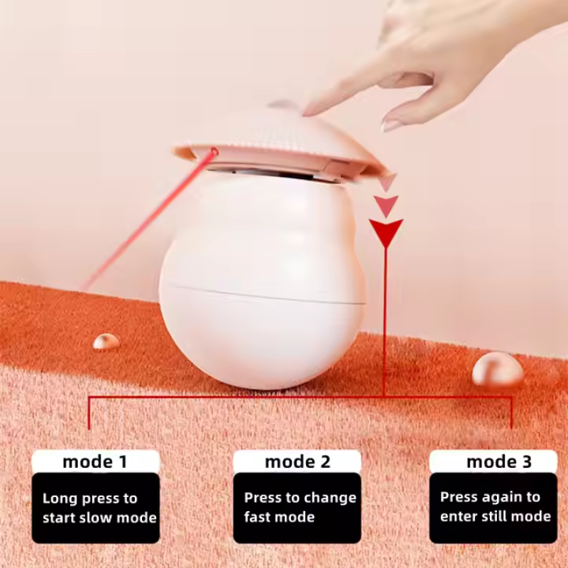 Cat Laser Toy Manufacturer - 2024 New Trending Real Random Trajectory Rechargeable