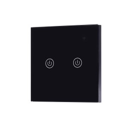 Wifi Wall Switch Supplier - Smart Life App Control 2gang Glass Touch Screen Panel