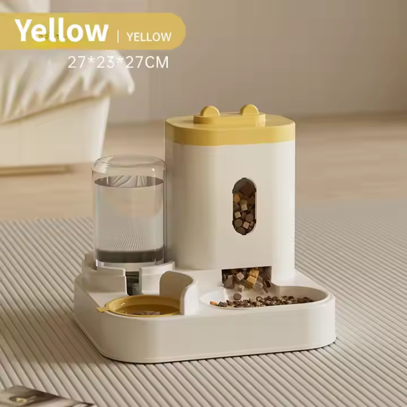 Pet Self Feeder Supplier - New Design Automatic Cat Food Water Dispenser Set Gravity