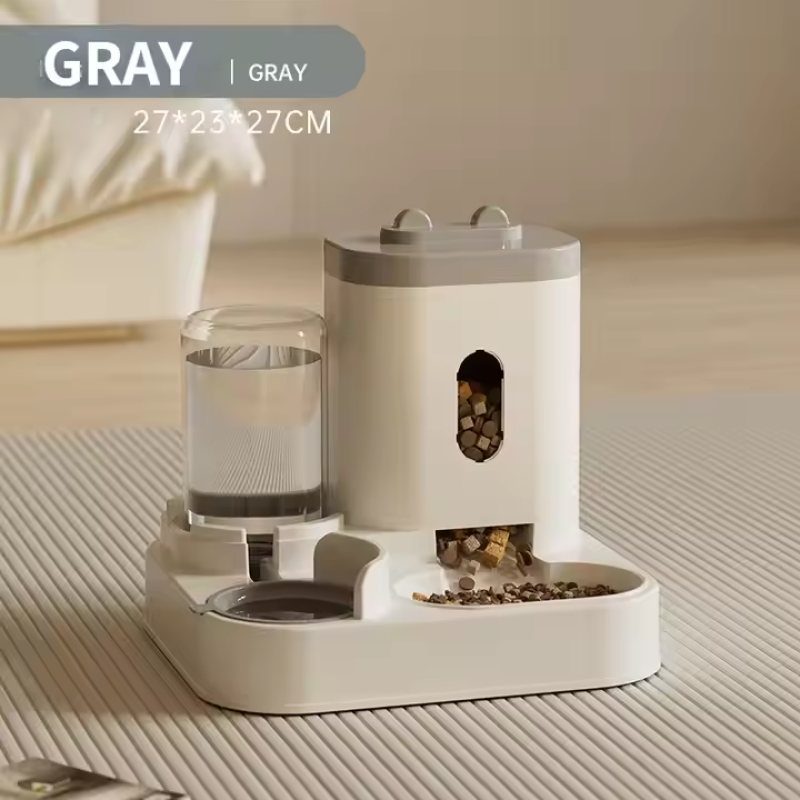 Pet Self Feeder Supplier - New Design Automatic Cat Food Water Dispenser Set Gravity