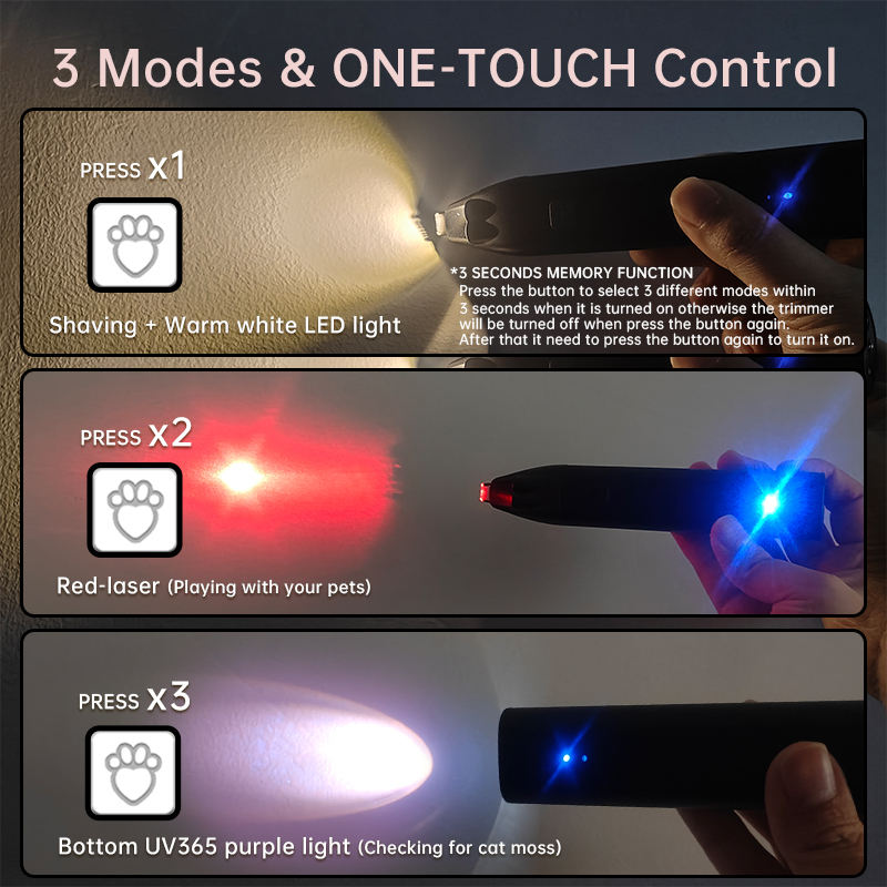 Electric Pet Clippers Supplier - Eco-Friendly New LED Portable Charging Suction Shaver