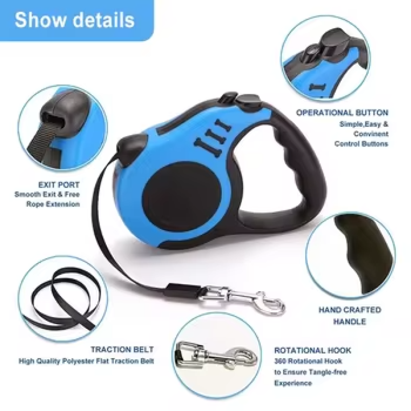 Automatic Pet Leash Factory - Custom Nylon Retractable for Walking Running
