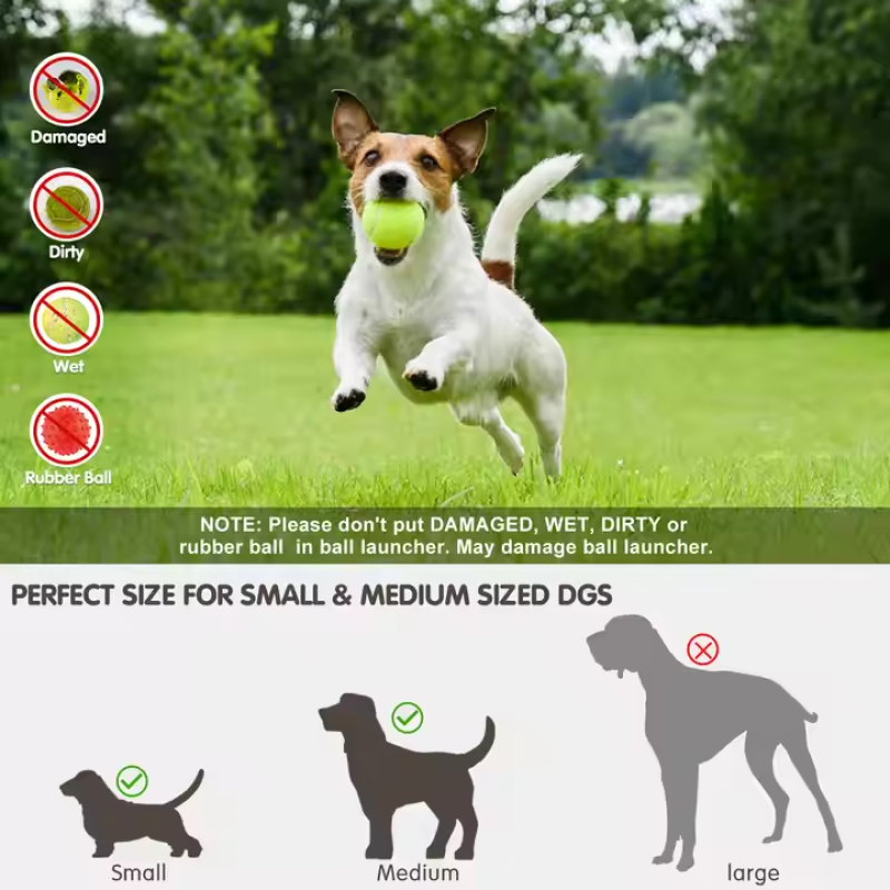 Tennis Ball Launcher Supplier - Automatic Indoor Outdoor Small Dog Toy Sustainable