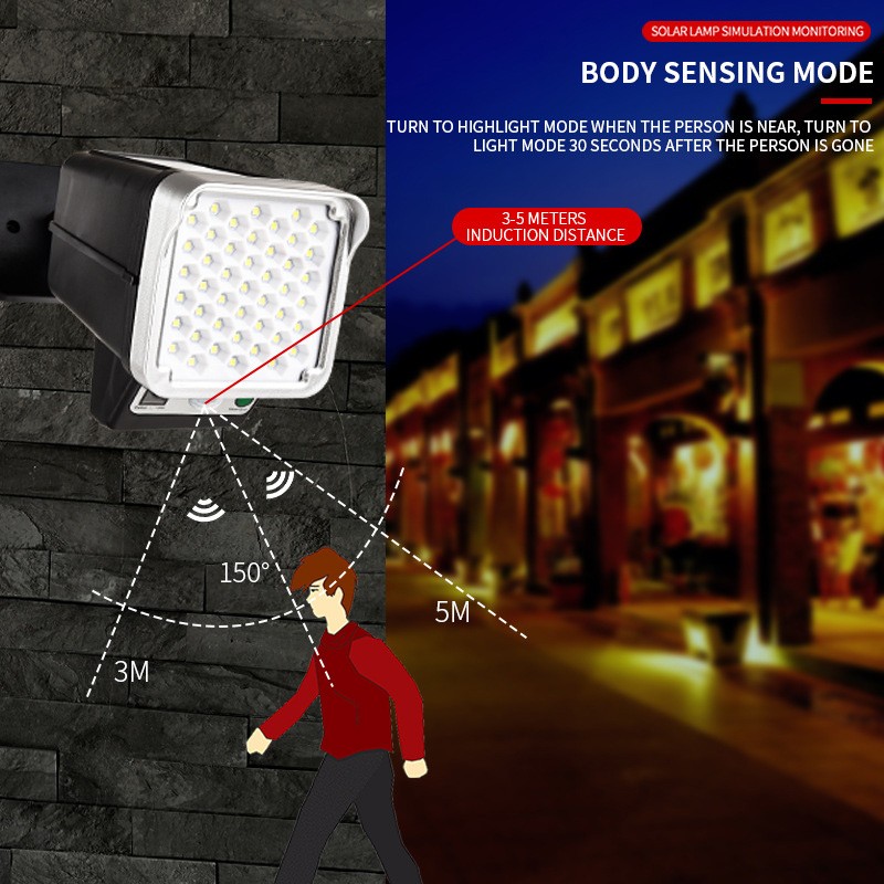 Intelligent Solar Light Factory - Camera Sensor Simulation Security
