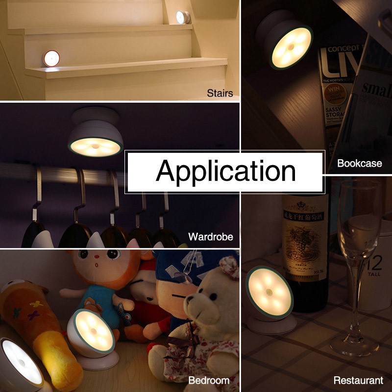 Smart Motion Sensor Light Supplier - Wireless USB Rechargeable Wall
