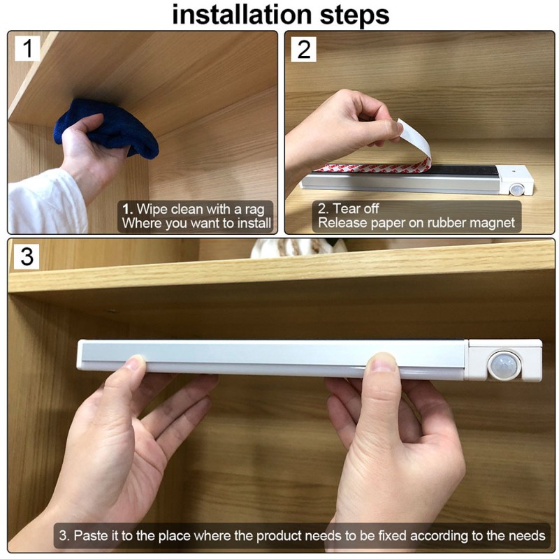 Motion Sensor Cabinet Light Manufacturer - Induction Charging Night