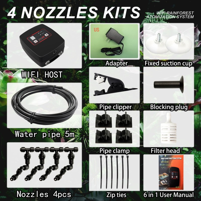 WiFi Sprinkler System Factory - Reptile Tank Intelligent Humidification