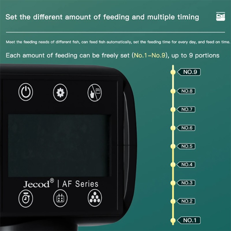Automatic Fish Feeder Supplier - Jebao Smart Digital Display Timing