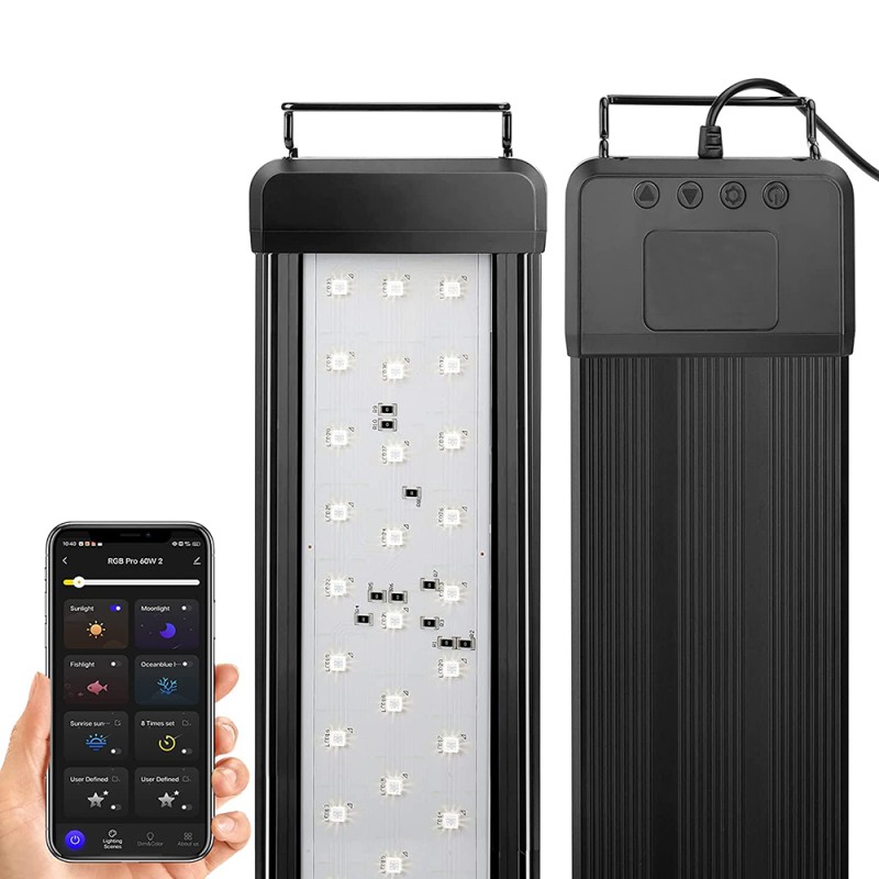 Smart Aquarium Light Supplier - APP Control RGB Full Spectrum