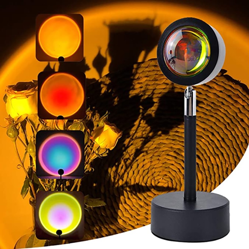 Sunset Projection Lamp Supplier - Rainbow Camera Night Light