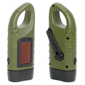 Portable Flashlight Manufacturer - Hand Crank Dynamo Solar Power