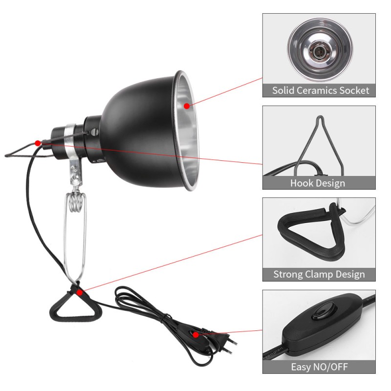 Turtle Light Supplier - UVA UVB E27 Reptile Heater Lamp