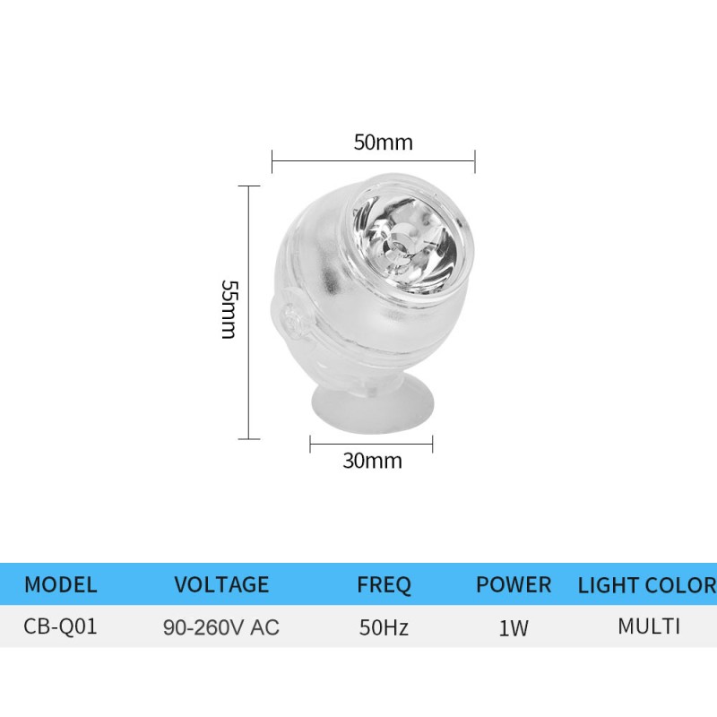 LED Spotlights Manufacturer - Color Changing USB Diving Rotation