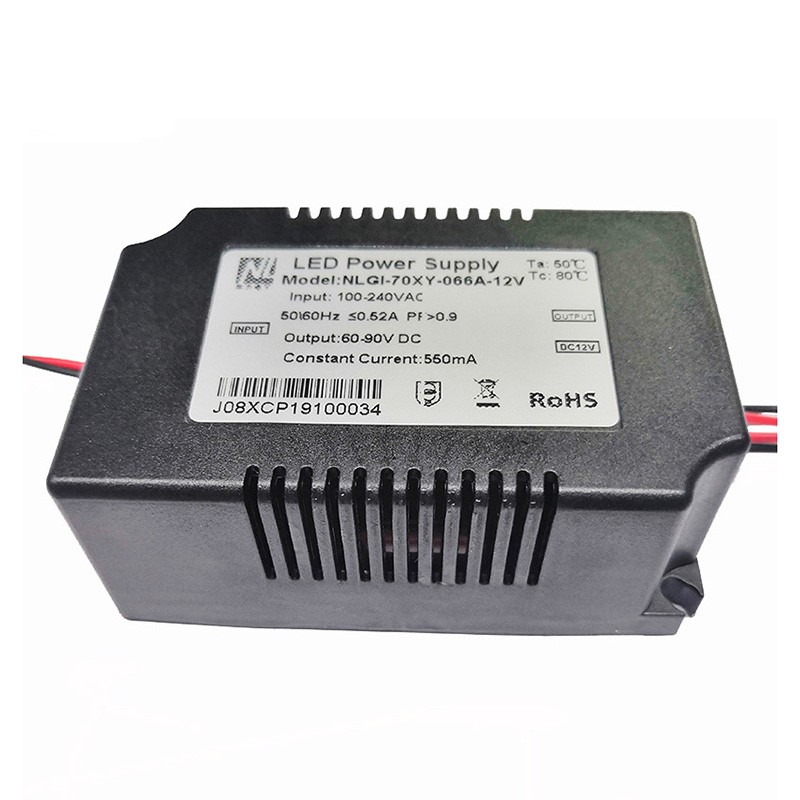 LED Driver Factory - 30W-70W 12V DC Fan Adapter