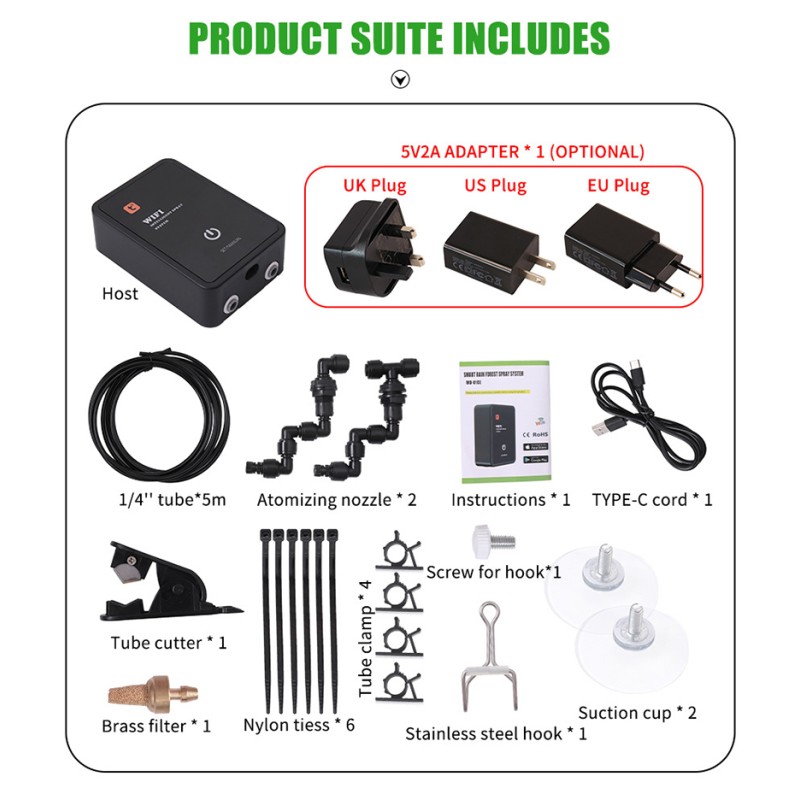 Reptile Humidifier Manufacturer - Smart WiFi Remote Control Nebulizer