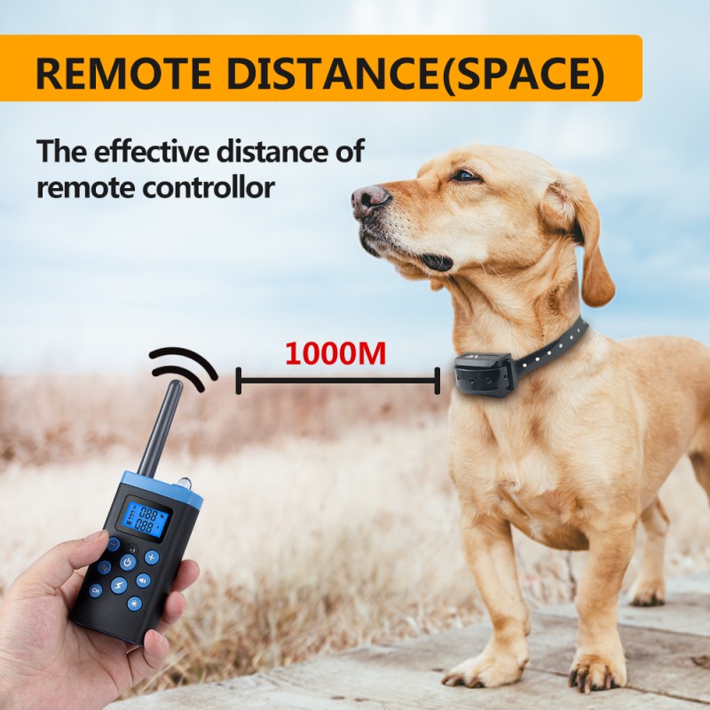 Remote Control Dog Collar Supplier - 1000M WaterProof Vibration Shock