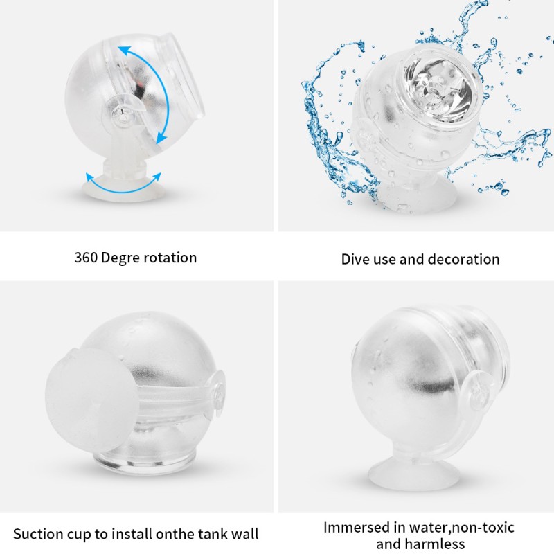 LED Spotlights Manufacturer - Color Changing USB Diving Rotation
