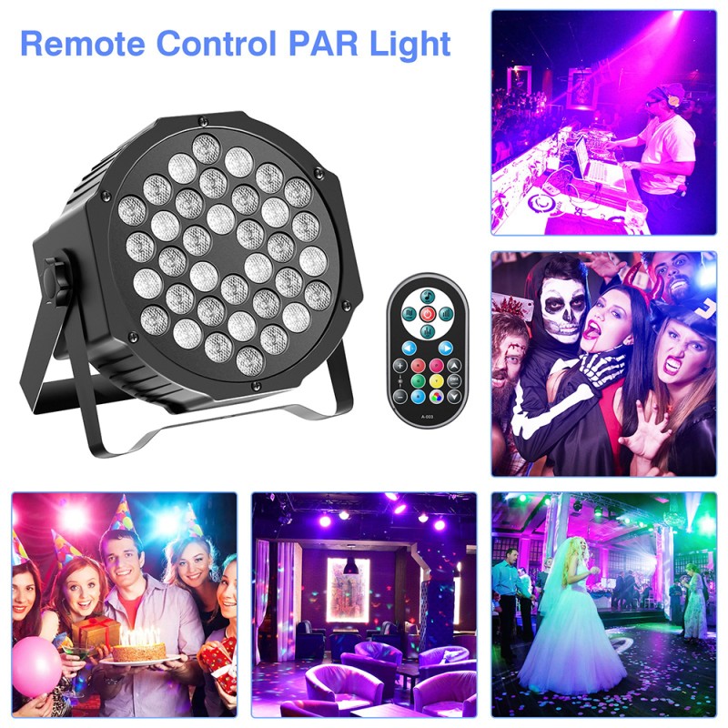 LED Stage Light Manufacturer - 36pcs Flat Par DMX Controller