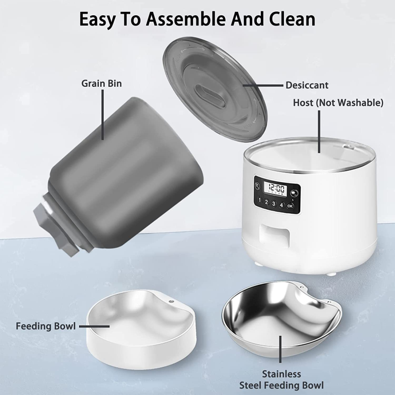 Smart Pet Feeder Factory - Dog Cat Wifi Mobile App Remote Control Microchip Automatic