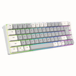 Mechanical Keyboard Supplier - 68-Key Wired New Dual-Color RGB Luminous with Key Line Separation