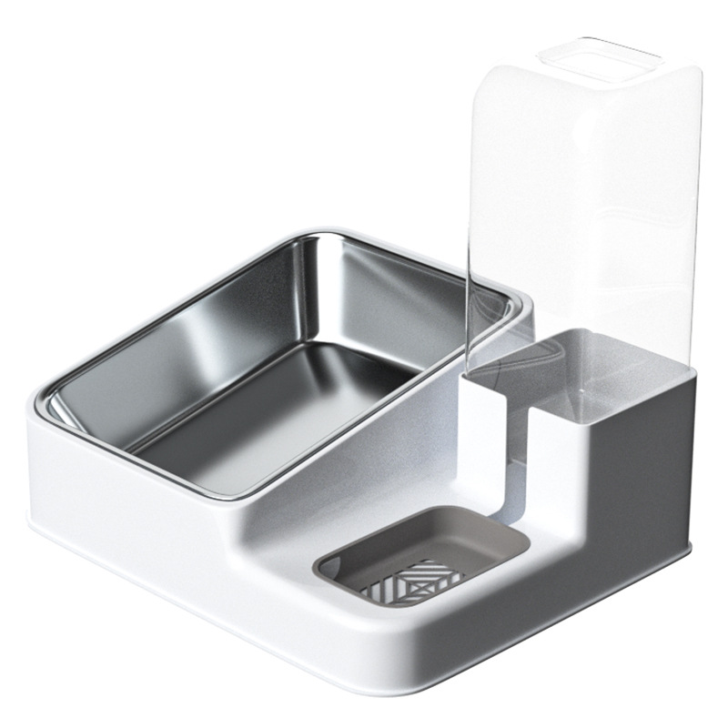 Pet Feeder and Water Dispenser Supplier - Stainless Steel Anti-Knock Eco-Friendly Cat
