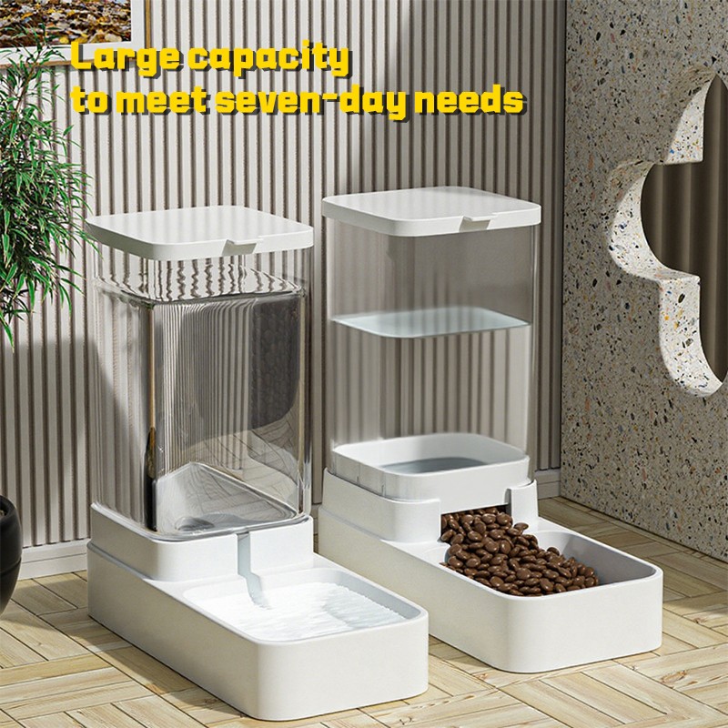 Gravity Pet Feeder Factory - Automatic Dog Feeder Water Dispenser Set Large Capacity