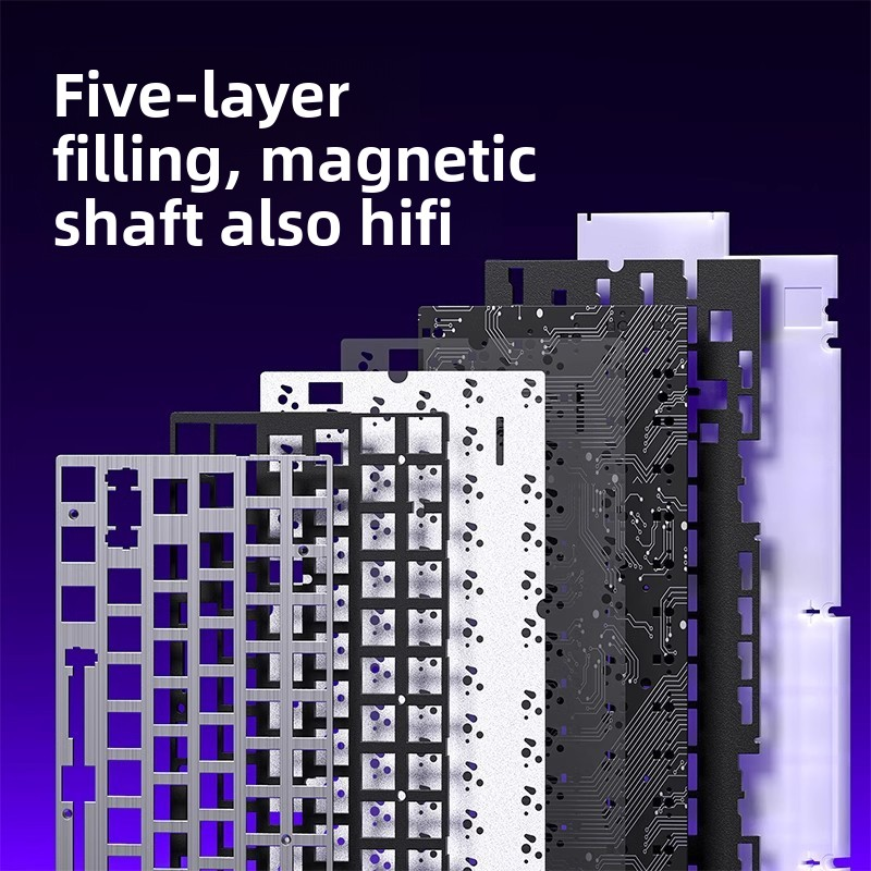 Gaming Keyboard Manufacturer - AULA Spider HERO84 Magnetic Axis RGB Wired High Performance