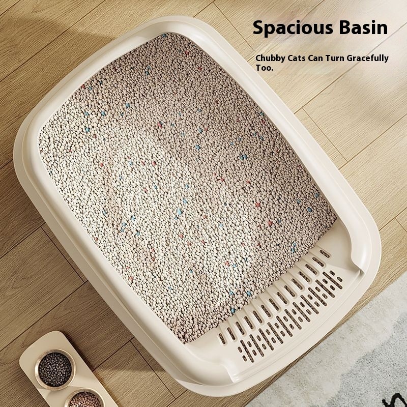 Cat Litter Box Factory - Oversized Semi-Closed Smart Open Anti-Splash Design Extra Large
