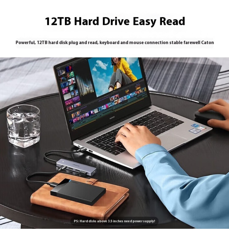 USB Hub Supplier - UGREEN USB 3.0 High-Speed 4-Port Hub Aluminium Alloy Expansion Docking