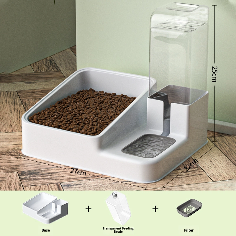 Pet Feeder and Water Dispenser Supplier - Stainless Steel Anti-Knock Eco-Friendly Cat