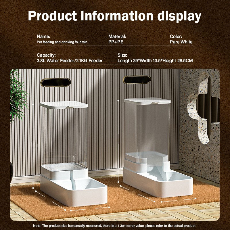 Gravity Pet Feeder Factory - Automatic Dog Feeder Water Dispenser Set Large Capacity