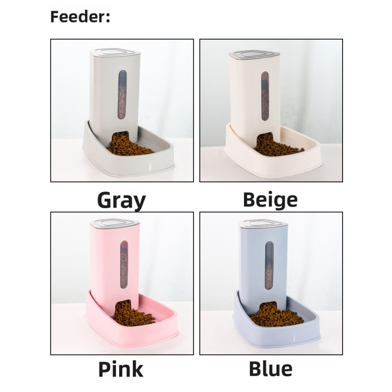 Smart Pet Feeder Manufacturer - Automatic Feeder Water Dispenser Anti-Tip Plastic Bowl