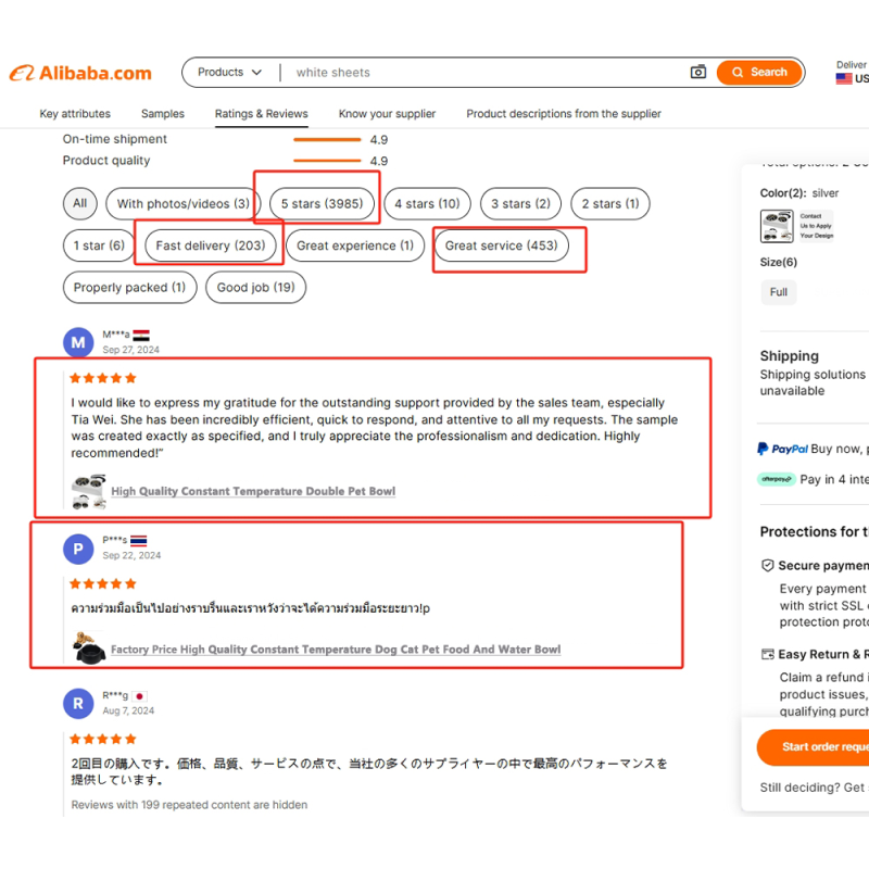 Pet Bowl Manufacturer - Deluxe Double-hole Constant Temperature Stainless Steel Liner