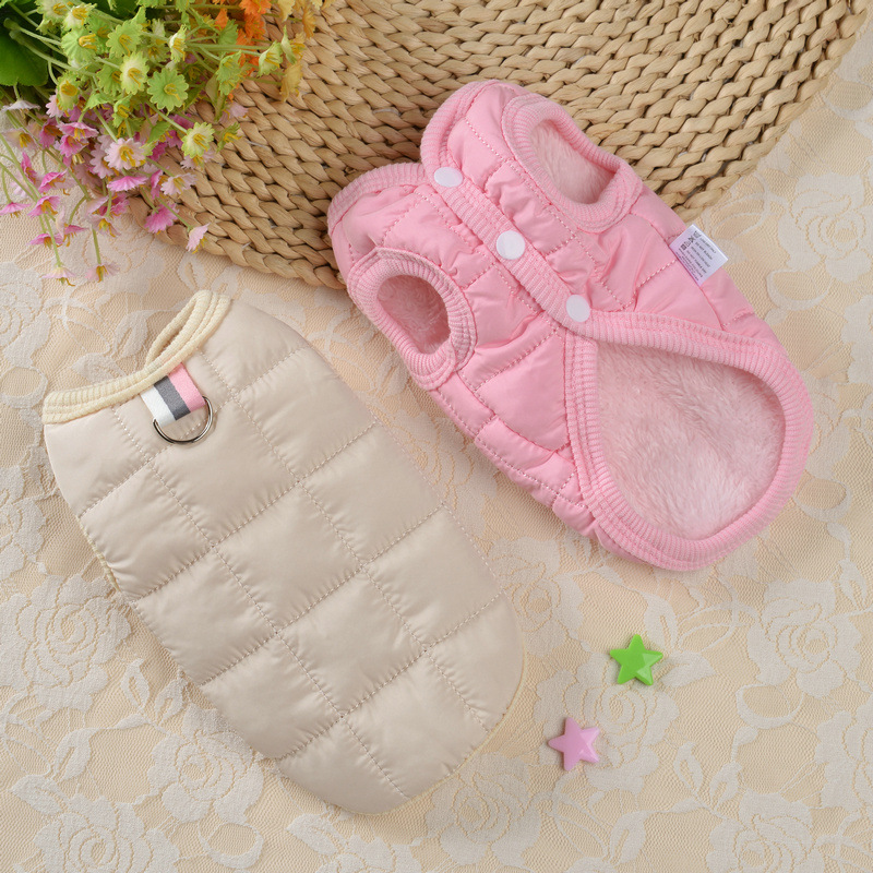 Pet Clothes Manufacturer - Fashionable High-end Autumn Winter Style Simple Cotton Coat
