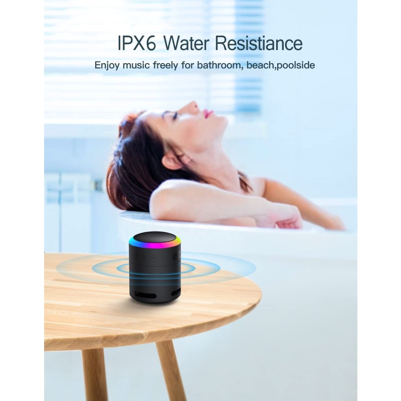 Portable Speaker Factory - Waterproof Wireless Speaker Metal Small 5W Clear Crystal Sound