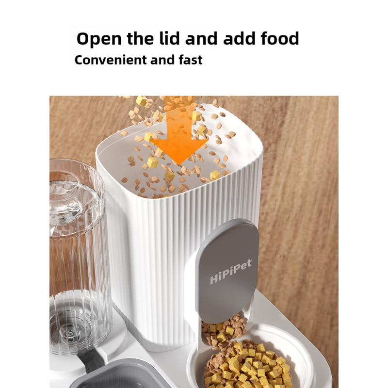 Eco-Friendly Pet Feeder Factory - 2 in 1 Automatic Feeder Cat Dog Water Dispenser