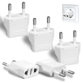 Travel Adapter Supplier - 2025 Hot Items-Portable EU/US Plug Adaptor Euro/USA Outlet USB