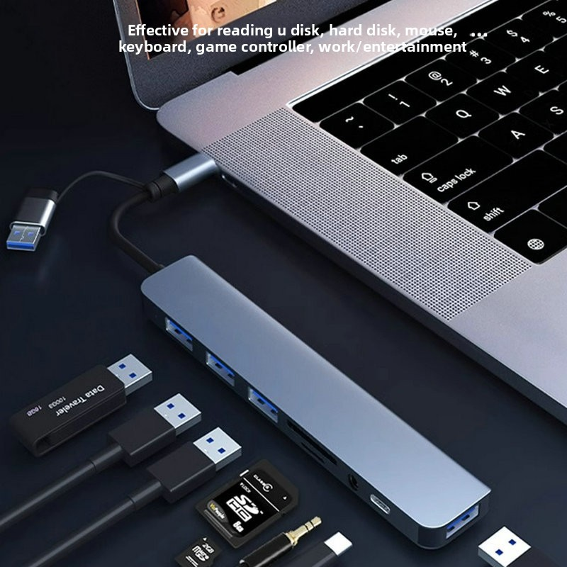 USB C Hub Manufacturer - USB 3.0 Type-C Hub 5 1 Multi-Port Docking Station for Laptop Tablet