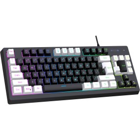 Gaming Keyboard Factory - Hot Sale 87% Mini RGB Backlight ABS Membrane Wired 87 Keys
