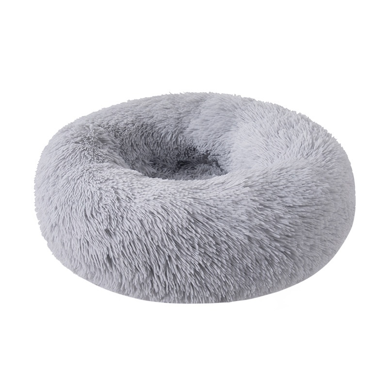 Pet House Factory - Eco-Friendly Long Plush Round Pet House Dog Mat Bed Wholesale