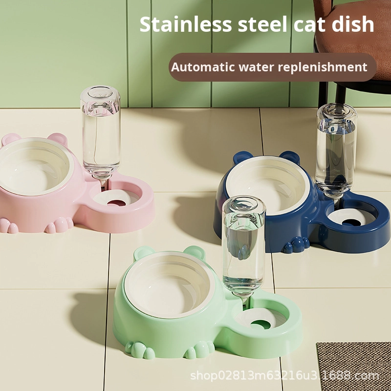 Pet Feeder Factory - Automatic Products Green Food Feeder with Stainless Steel