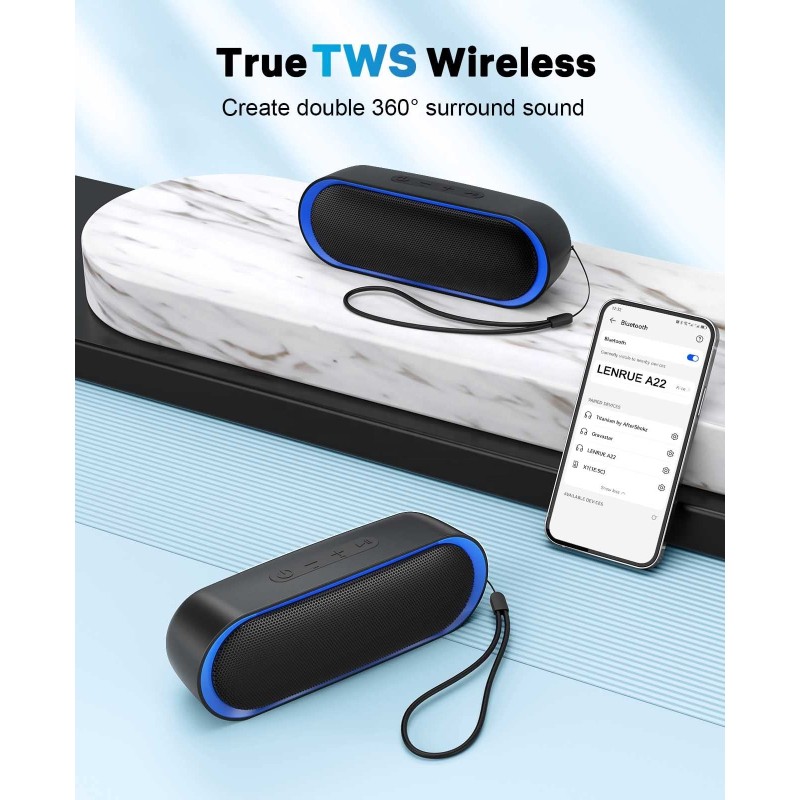 Bluetooth Speakers Factory - Waterproof Portable with TWS 24 Playtime Stereo Sound for Home