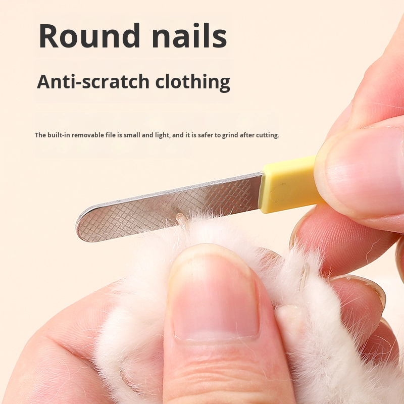 Pet Nail Clipper Supplier - 3 in 1 with LED Light Detachable Nail Caps Prevents Splintered