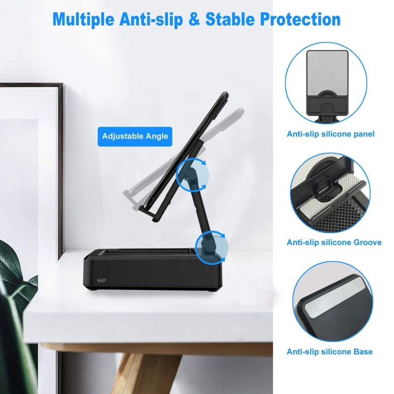 Phone Stand with Speaker Manufacturer - Cell Phone Stand Wireless Bluetooth Anti-Slip