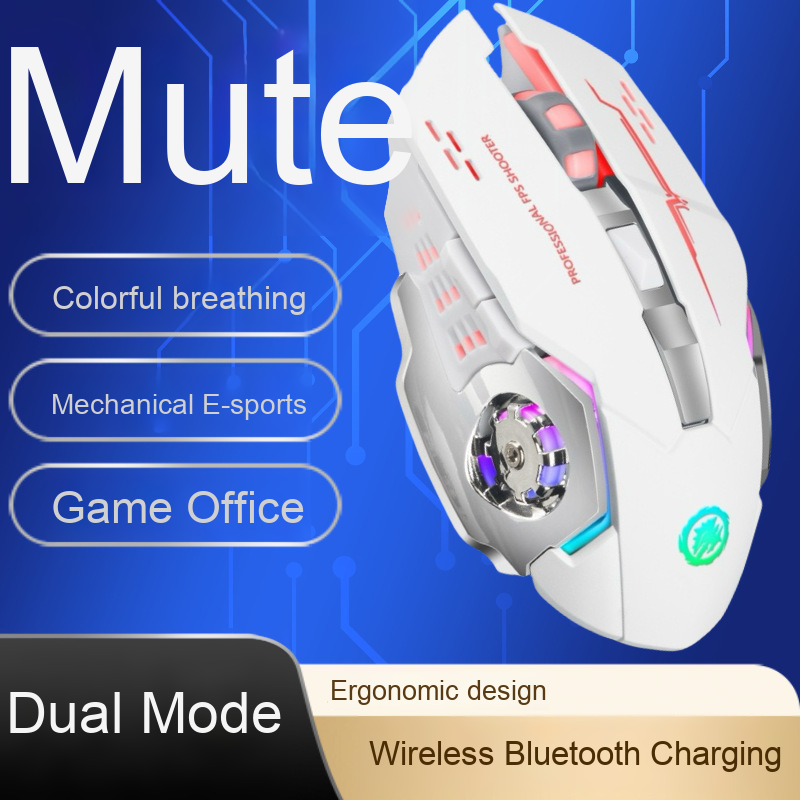 Wireless Mouse Manufacturer - Factory Custom E-Sports Dual-Mode Luminous Ergonomic