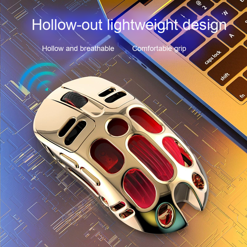 Bluetooth Mouse Supplier - Dual-Mode Rechargeable Hollow Mechanical Wireless for Office