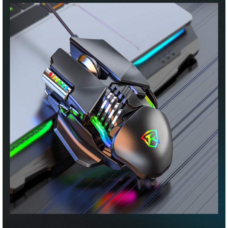 Gaming Mouse Supplier - 2025 Portable Wired Ergonomic 12000 DPI 7 Programmable RGB