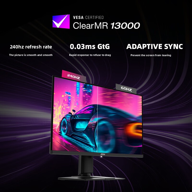 Gaming Monitor Factory - OLED 27Inch High-Refresh 2K 0.03ms 240hz 360hz with DP HD